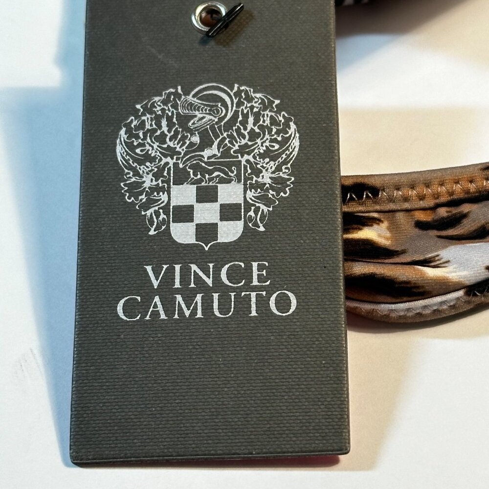 Vince Camuto Reversible One-Piece Swimsuit Leopard & Palm Print Size 14 Women's - Picture 9 of 9